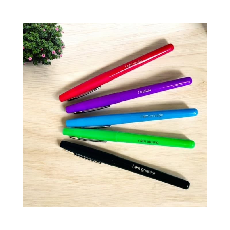 Felt Tip Pens with Positive Affirmations – Perfect for Teachers