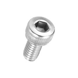 Kozelo 50pcs Socket Head Cap Screws - [M4-0.7 x 8mm] 304 Stainless Steel Fully Threaded Allen Socket Drive for Electrical Motor 3D Printing Fan Engine Replacement Use, Silver
