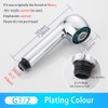 Kitchen Sink Pull Down Faucet Head Replacement 2-Functions Pull Out