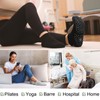 Pilates Socks for Women, Cushioned Ankle Grippy Non Slip Socks