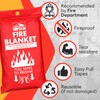 Keystone Peak KP Emergency Fire Blanket - 4 Pack 40”