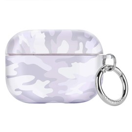 Velvet Caviar Compatible with AirPods Pro Case 2nd and 1st Generation - Cute Protective Hard Cover for Women - White Camo