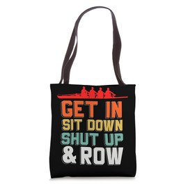 Rowing Lover Water Sports Team Crew Rowing Boat Canoe Tote Bag