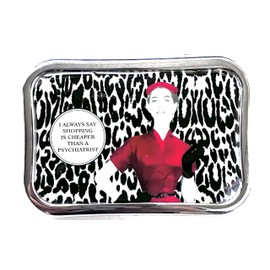 Popular Creations Contact Lens Case with tweezer, lens case, and solution bottle. Leopard Woman