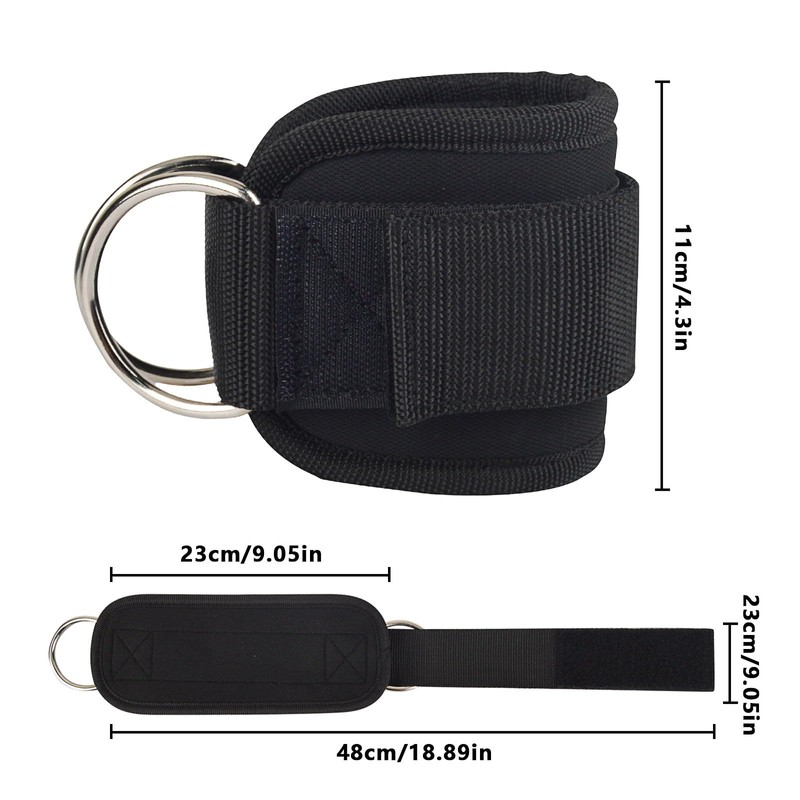 2Pcs Gym Ankle Strap Cable Attachment, Ankle Straps for Cable