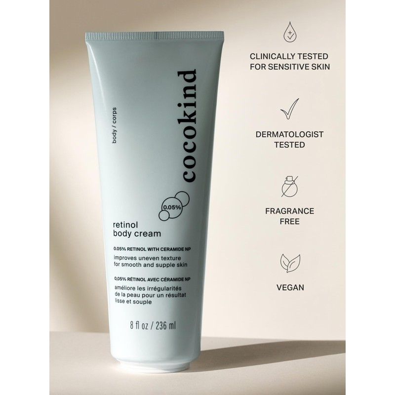 Cocokind Retinol Body Cream, Youthful Body Skin Treatment, All Skin