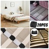Pack of 20 Bed Slatted Frame Caps, 55 mm Brackets