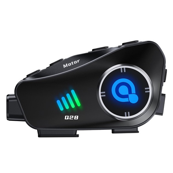 BTQILEYOO Motorcycle Helmet Bluetooth Headset, Wireless Camera Recorder with 1080P,