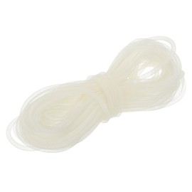 QUARKZMAN 30 Yards Mesh Tube 3/8 Inch Decorative Hose Flex for Wreaths, Gifts, Decorations Birthday and Wedding Party, DIY Crafts - Light White