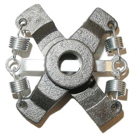 ActyGo Replacement Coupler Coupling Cast Iron Assembly 118705 Compatible with Bell & Gossett Series 100, Hv, Pr, 2" Pumps, Cast Iron, 1/2" x 1/2" Size Circulator Pumps