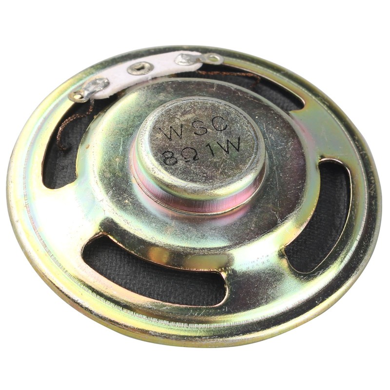 HALJIA 1 Watt 8 Ohm 50mm Dia Magnetic Type Round