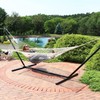 Sunnydaze Cotton Rope Double Hammock for Outside - 450-Pound Capacity