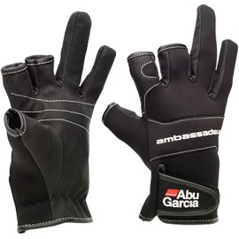 ABU GARCIA Fishing Glove Neoprene Gloves M Spinning Carp Fishing Surfcasting