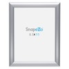 SnapeZo Certificate Frame 8.5x11 Inches, Silver 1 Inch Aluminum Profile,