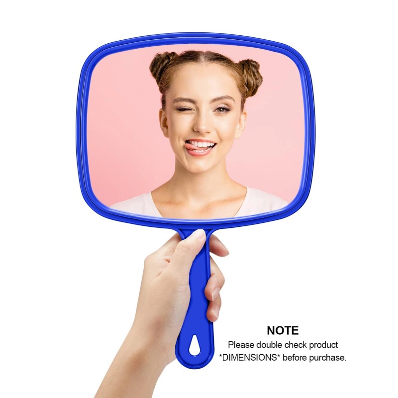 Not Supplied Large Hand Mirror, Salon Barber Hairdressing Handheld Mirror