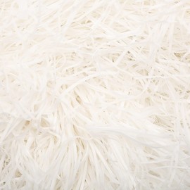 50 g Shredded Paper, Shredded Paper Filling Material for Packages, Raffia Shredded Paper for DIY Filling Material, Raffia Hamper Shreds, Filling Gift Box, Decoration Party Supplies, White