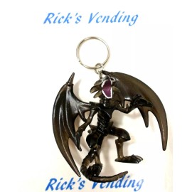 Grinstudios Yu-Gi-Oh Yugioh Keychain Keyring Red Eyes Black Dragon Clear