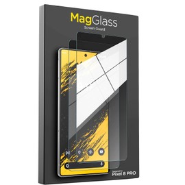 magglass for Pixel 8 Pro Screen Protector (2023) Fingerprint Sensor Compatible, Case Friendly Tempered Glass - Ultra High Clarity (Easy Applicator Included) (HD)