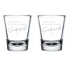 MIP Set of 2 Shot Glasses 1.75oz Shot Glass Set