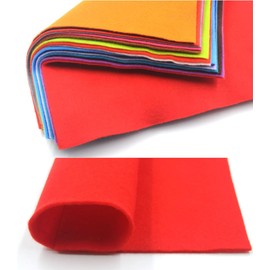 Raku MoMo Soft Color Felt, 40 Colors, 5.9 x 5.9 inches (15 x 15 cm), Thickness 0.06 inches (1.4 mm), Handicrafts, Materials, Handmade, Handmade