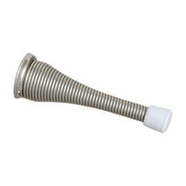 National Hardware N331-140 Steel with Plastic Tip Spring Door Stop 3 in.