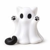 Mini Kitten Ghost Figurine for Halloween Decor – Cute Plastic