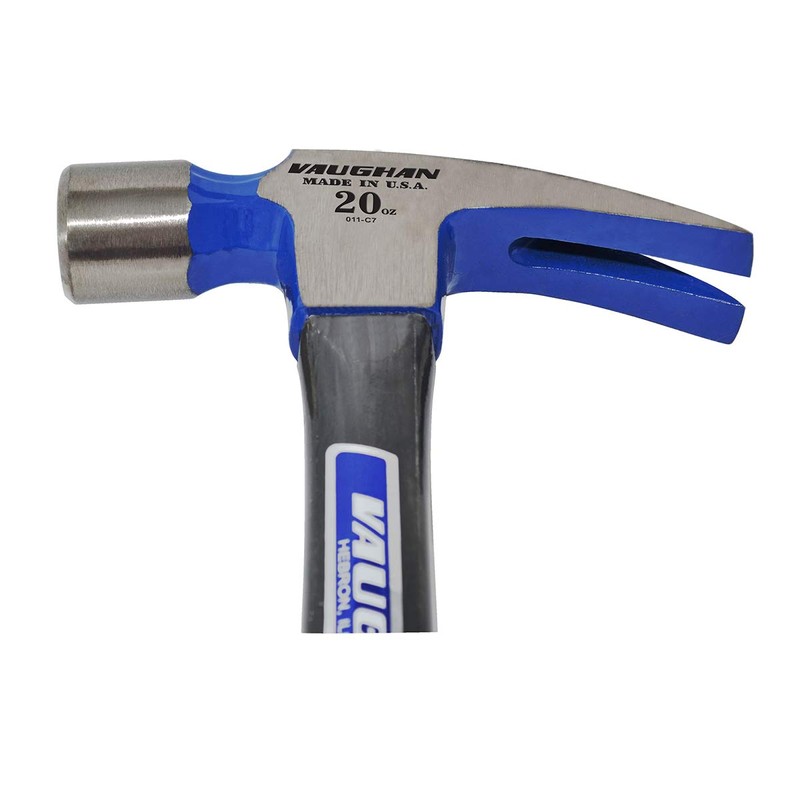 Vaughan 105-16 FS999L Straight Claw Fiberglass Hammer, 20-Ounce