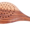 HAOHIZE Slotted Spoon, Slotted Spoon, Wooden Spoon with Long Handle,
