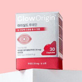 Gloorigin Eyeshield Lutein 20mg, Vitamin E 11mg eye health supplement 30 capsules, 1 piece / 글로오리진 아이실드 루테인 20mg, 비타민E 11mg 눈건강영양제 30캡슐, 1개