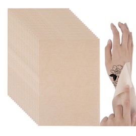 20 Pcs Tattoo Cover Up Patch Waterproof,3.5 X 5 Inches Skin Tattoo Cover Up Makeup Waterproof,Cuttable Invisible Scar Birthmarks Sticker for Scar and Birthmarks