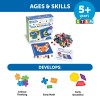 Learning Resources STEM Explorer Pixel Art Challenge Kit for Kids
