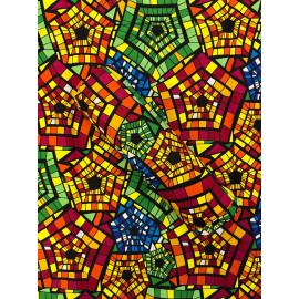 Unbranded High End Ankara African Wax Print- Sell by 6 yards / 100% Cotton -For Dresses