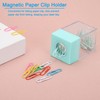PATIKIL Magnetic Paper Clip Holder Dispenser Large Capacity Paper Clip