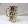 Purple Sweet Pea 2 Pint Jug by Heron Cross Pottery.