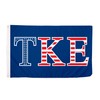 Scotty Tau Kappa Epsilon TKE USA Pattern Letter Flag 3'