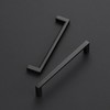 Ravinte 10 Pack Matte Black Cabinet Pulls Slim Kitchen Cabinet