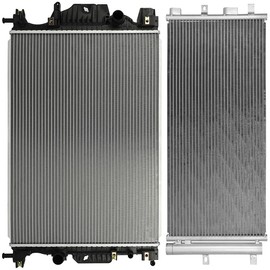 cciyu Aluminum Radiator Replacement 2013-2020 for Ford for Fusion,2019-2020 for Ford for Police Responder Hybrid,2013-2017 for Lincoln for MKZ13321