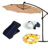 ZNYCYE Patio Umbrella Solar Lights, Umbrella Lights Outdoor Patio with