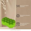Jabón Reductor Verde, Forma Ergonómica, Jabón para Masaje Corporal, Textura