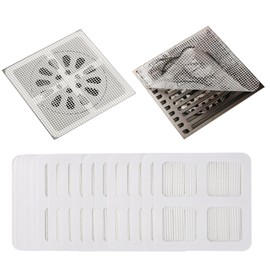 25Pcs Disposable Drain Stickers,Disposable Filter Patches, Disposable Hair Drain Stickers for Shower,Hair Drain Catcher,Drain Mesh Stickers for Bathroom Sink & Bathtub, Kitchen Drains & Strainers