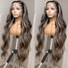 SISIFIRE Highlight Body Wave Lace Front Wigs for Women Heat