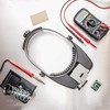 SE Illuminated Dual Lens Flip-In Head Magnifier, Head Magnifier, Tools
