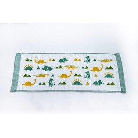 : Kainoo x KATACHI Imabari Towel, Single Sided Gauze, Face Towel, 13.4 x 31.5 inches (34 x 80 cm), Made in Japan, Imabari Towel, 100% Cotton, Gentle on the Skin, Cute, 100% Cotton, Capri Pattern, Kindergarten, Nursery, Camping, Yoga, Gym, Bath, Spa, For Kids