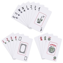 XJHMNS American Mahjong Playing Cards, Large Print Mahjong Cards, 2025 Edition, Waterproof Game Set