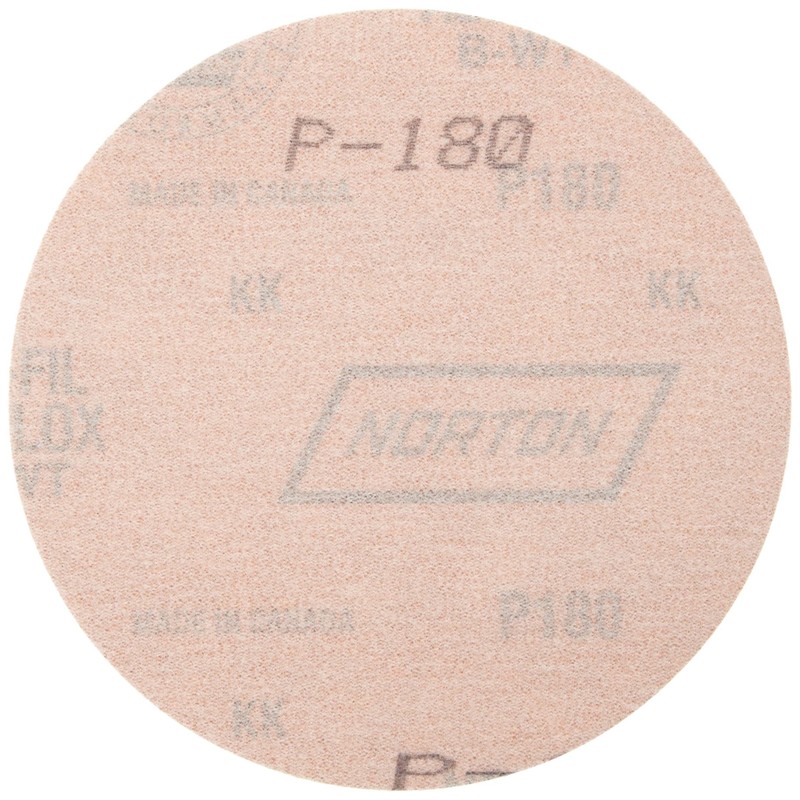Norton A275 No-Fil Adalox NorGrip Abrasive Disc, Light Weight Paper