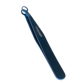 【Premium Handmade】Round Tip Tweezers, Safe 316 Surgical Grade Stainless Steel, Precision Tweezers, Hair Removal Tweezers, Facial Hair Tweezers for Men and Women, Trim Tweezers