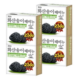 Mugunghwa 무궁화 화산송이 때비누 100g 4입 Mugunghwa Volcanic Ash Soap 100g 4 Pieces