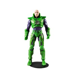 McFarlane Toys DC Multiverse Lex Luthor in Green Power Suit 7" Action Figure with Accessories, Multicolor