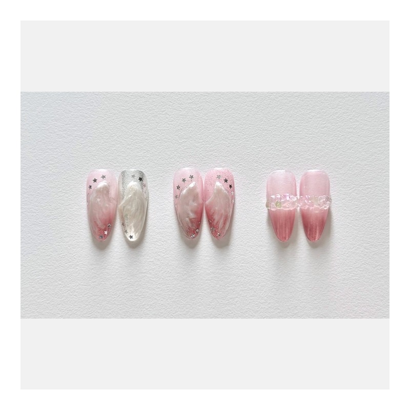 [Dream] Handmade nail tips - Stiletto / [꿈 Dream] 수제네일팁
