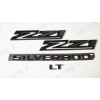 GM Auto Gloss Black Fender Z71 Tailgate Silverado LT Emblems
